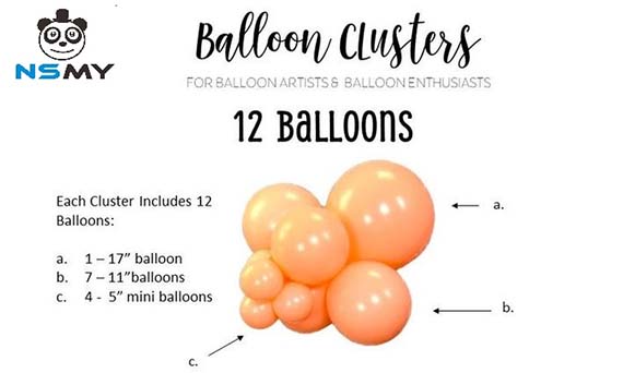 Kako narediti balonske grozde bolje?