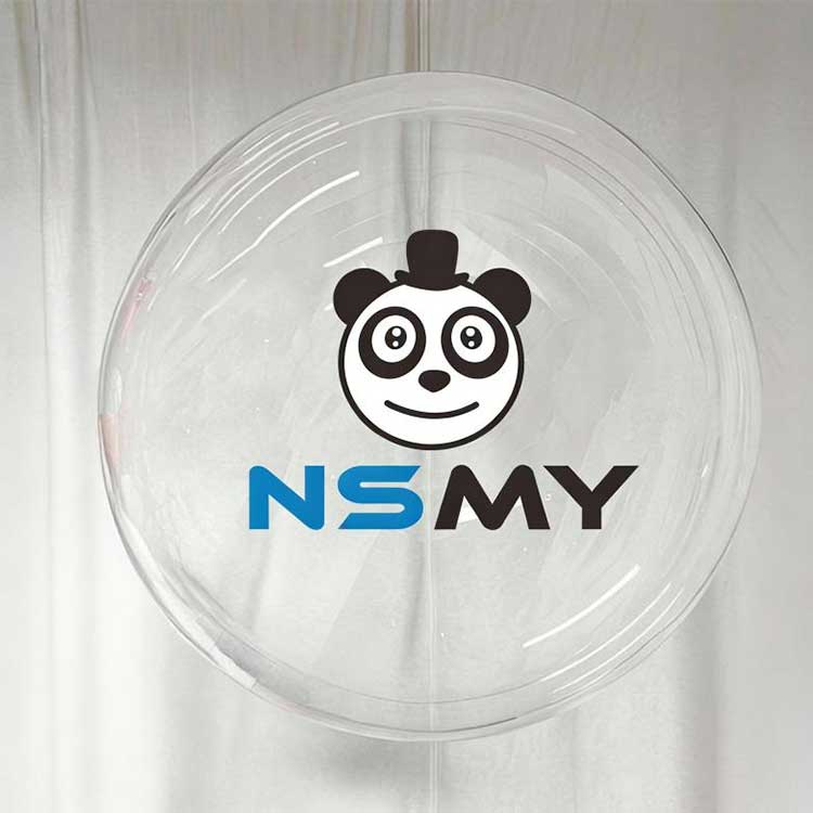 48-palčni okrogli prozorni Bobo baloni