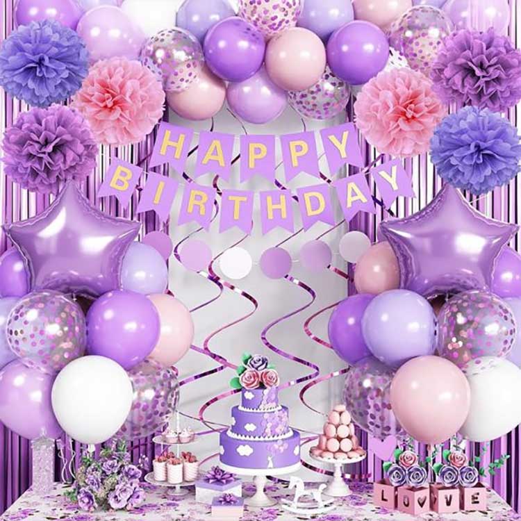 Komplet dekoracije za rojstni dan