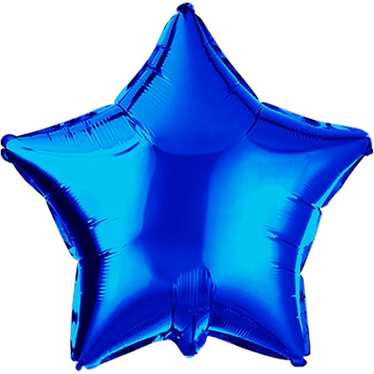 Modri ​​balon iz folije Zvezda