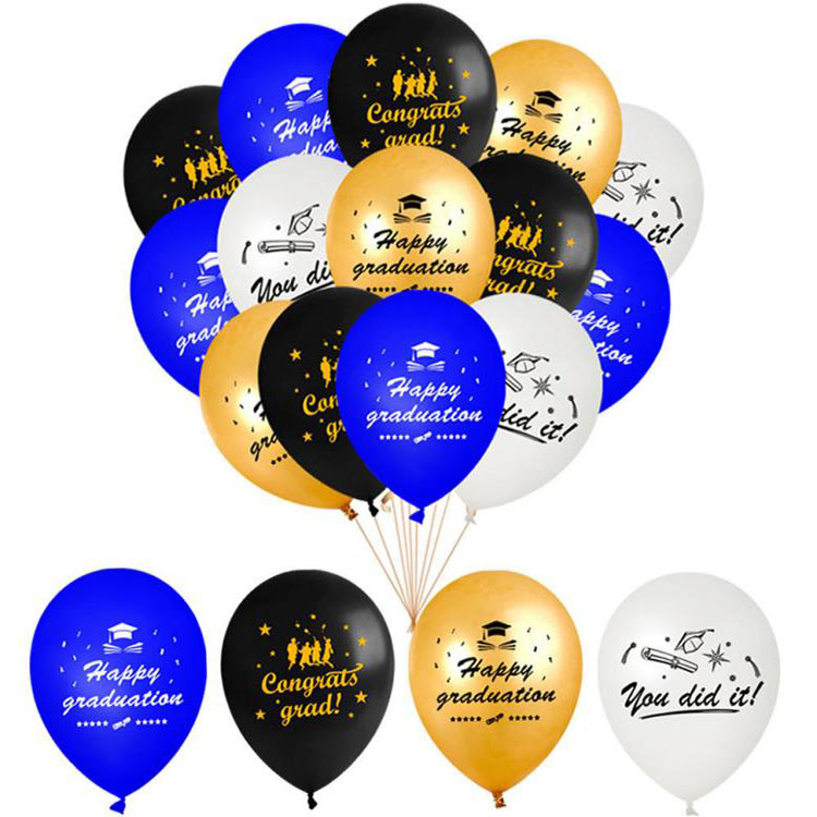 Balon na temo šolske zabave v sezoni diplomiranja