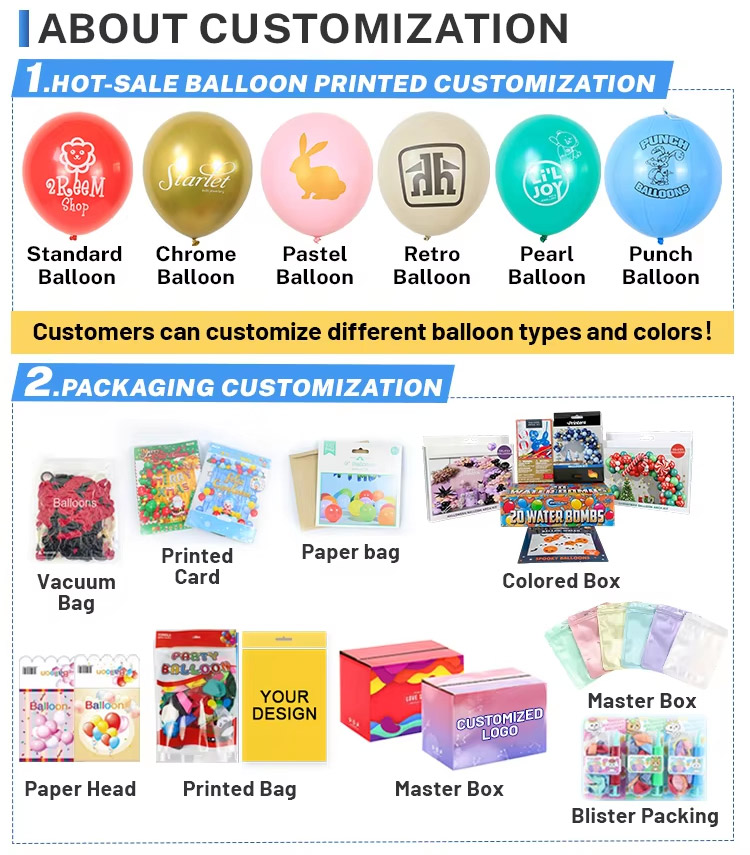 Personalized Printed Latex Balloons