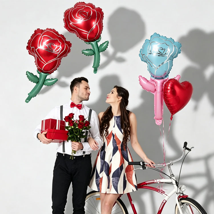 Balon iz folije Rose za materinski dan